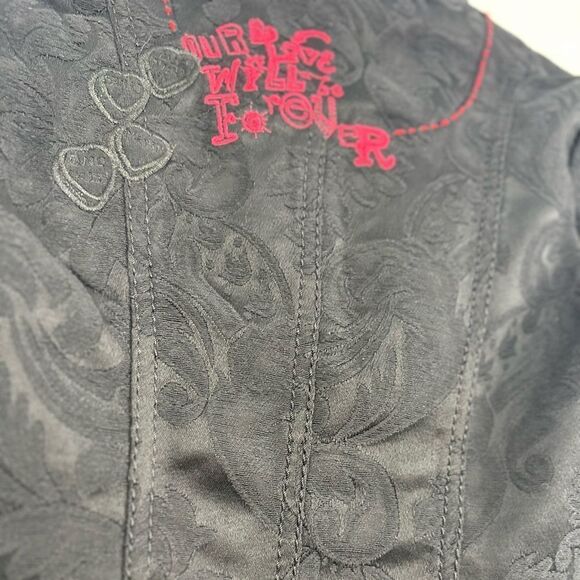 Desigual Black Brocade Blazer - Picture 7 of 15